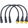 3-Pack 16AWG XT60 Female to DC 5.5×2.1mm Female Power Cable,