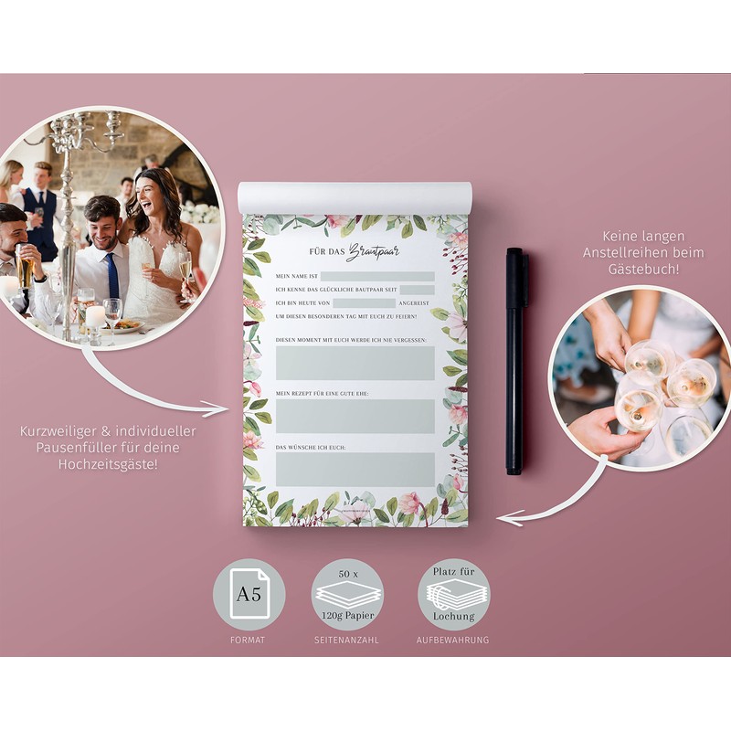CreativeRobin Wedding Wishes for the Bride and Groom, Wedding Game