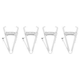 Baluue 4pcs Skinfold Caliper for Accurate Measurement Easy Use Body Analyzer for Men Women and Boys and Girls Centimeter and Scale