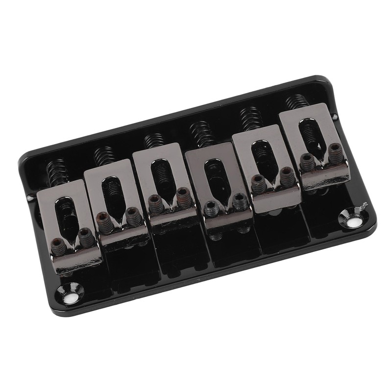 6 String Guitar Bridge Replacement Zinc Alloy Electric Guitar Saddle