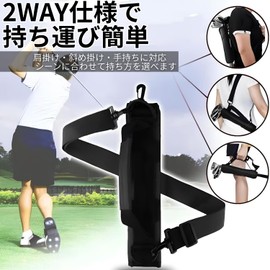 Lightweight & Durable Golf Club Case Golf Bag with Compact Storage, Waterproof Function, Easy to Carry, Club Holder, Shoulder Belt Included, Men's, Women's, Junior Compatible, 6 Colors, Orange JFOLKS