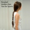 Spiral Hair Tie for Sports Tangle-free Ponytail Holders Elastic Braided