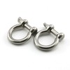 Heyous 2pcs 3/8 Inch 10mm Screw Pin Anchor Shackle Stainless