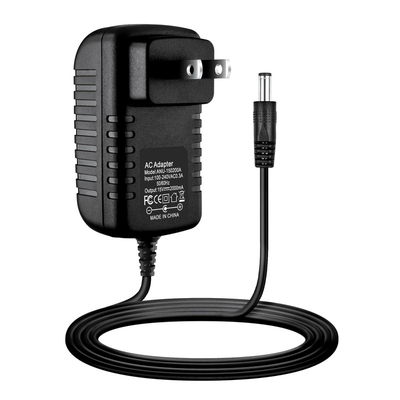 Acdctek 15V 2A DC Power Supply Charger (Input AC 100-240V