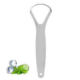 Tongue Scraper, Metal Stainless Steel Tongue Scrapers for a Fresh Breath and Better Oral Health, 100% Stainless Steel for Oral Care, Suitable for Men & Women Personal Hygiene Y-Shape