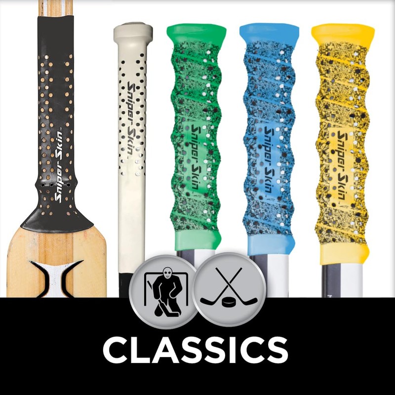 Sniper Skin Classic Goalie Paddle Grip I Easy to Install,