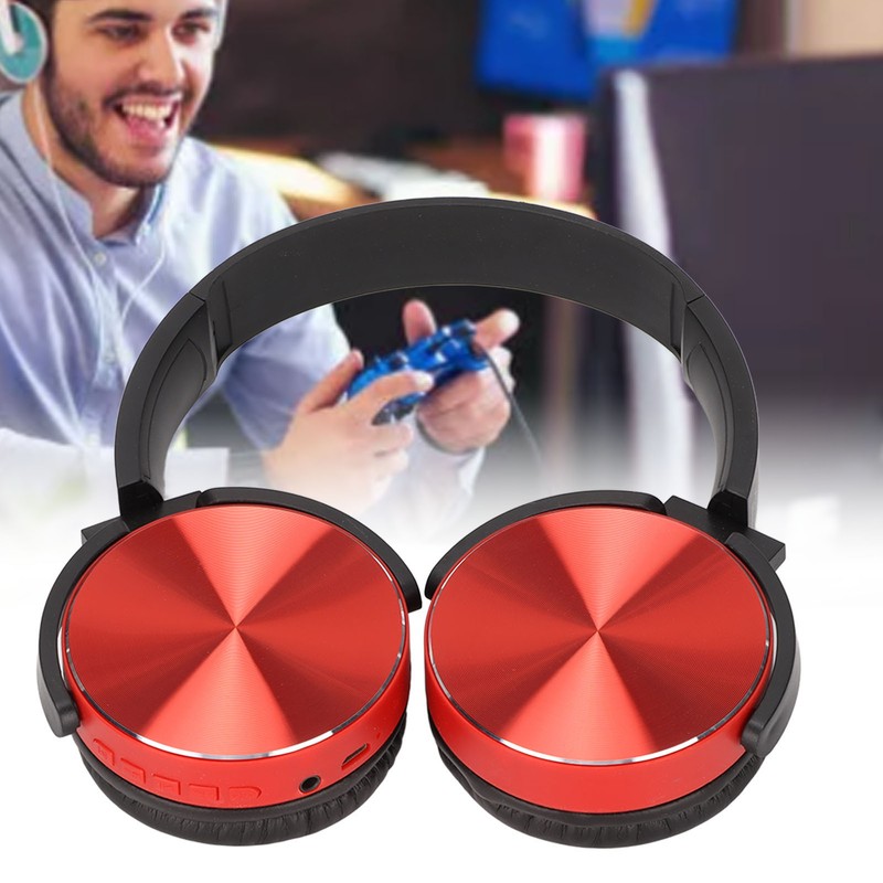 450BT Bluetooth Headset Subwoofer Adjustable Multifunctional Wireless Card Gaming Headset