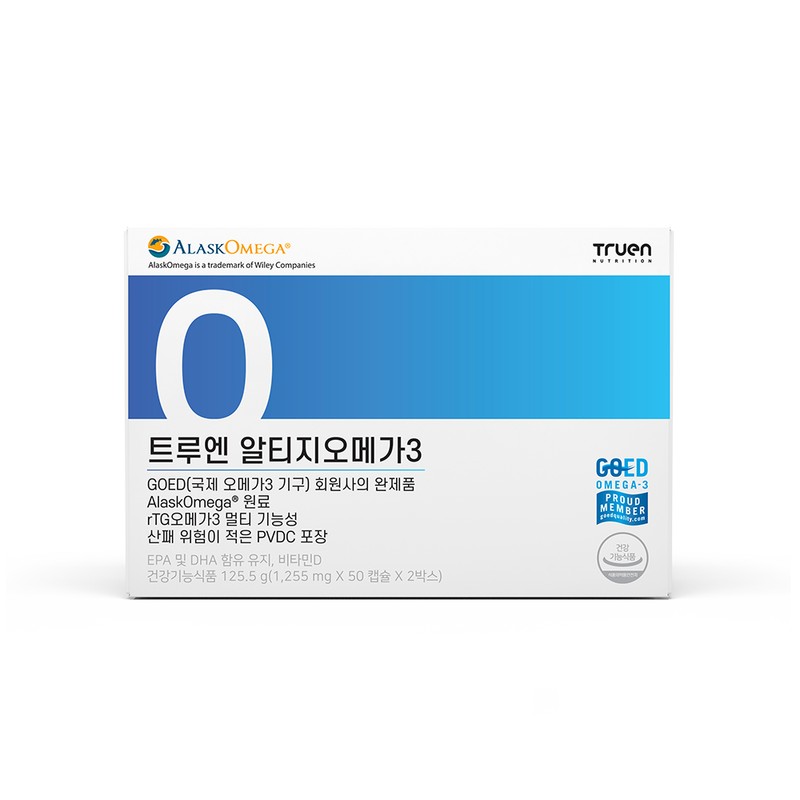 Trueen Truen Blue Alaska Omega 3 RTG Vitamin D 100