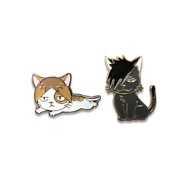 Haikyuu Kuroo and Kenma Pins Set of Two