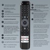 Gvirtue Voice Remote Control RC833 RC813 for TCL TV, Replacement