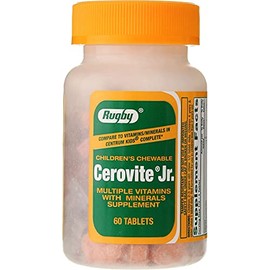 Rugby Cerovite Jr. Children's Chewable 60 Tabs