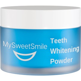 MySweetSmile Dentist-Approved Teeth Whitening Powder | IndyBest Award-Winner | Enamel-Safe & Sensitivity-Free | Cool Mint Flavor | Removes Years of Stains | 6-Month Supply