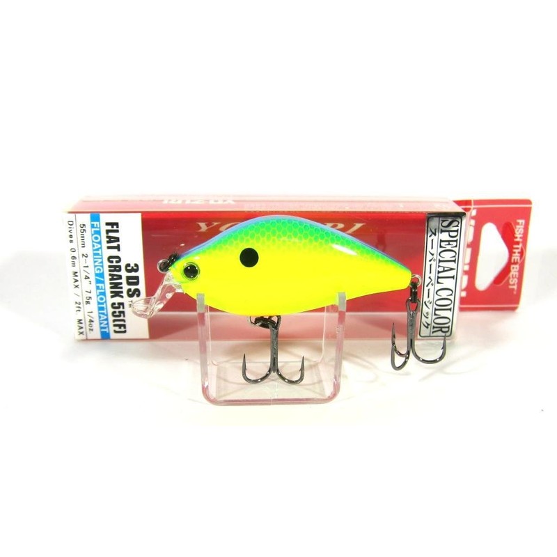 Yo-Zuri F1141 BCL 3DS Schwimmender Tauchköder, 6,4 cm, Blaue Rückseite,