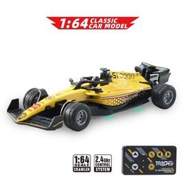 Hotfree 1/64 Mini RC F1 Racing Car, Pocket Size 2.4GHz Portable Drift Car with Remote & App Control, USB Rechargeable Formula Racing Toy, Stress Relief Desktop Entertainment, Birthday & Christmas Gift:_23401