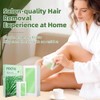 100 PCS Wax Strips Hair Removal Kit for Face &
