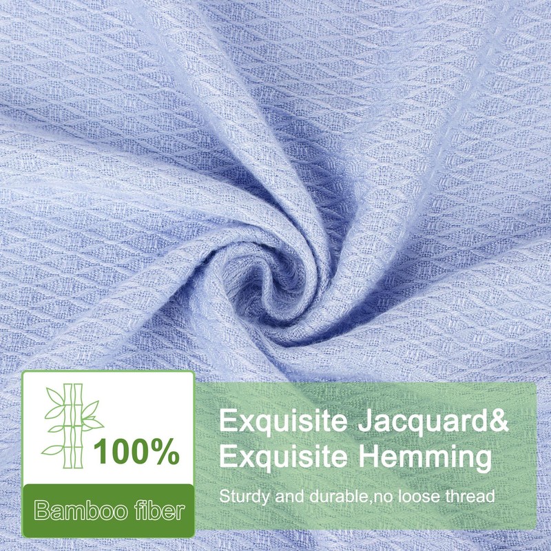 PiccoCasa Cooling Bamboo Blanket All Seasons Breathable for Hot Sleepers,