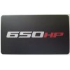 ZIC Motorsports 650HP Sun Visor Warning Label Blackouts for 2014-2019