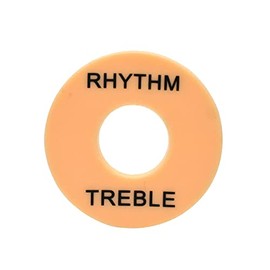 Guitar Anatomy - Les Paul Switch Plate - Rhythm Treble Pickup Selector Ring - Cream/Black