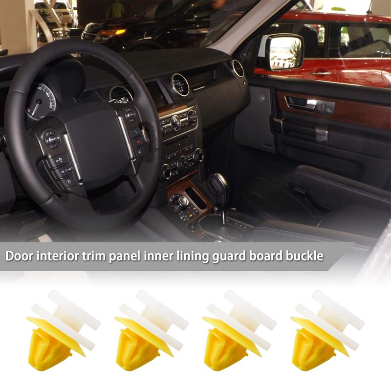 EMSea 50Pcs Car Door Panel Moulding Clips Retainers Plastic Trim