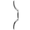 UNGFEI 20 PCS 66mm Silver Roman Blind Hooks, Metal Rope