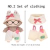 Total 6 Sets 17cm Dolls Clothes Dress and Accessories Include