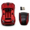 Certified Race Car Wireless Mouse Sports Car Shaped 2.4GHz LED
