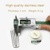30 Pcs Stainless Steel Curtain Hooks Pinch Pleat Curtain Hook