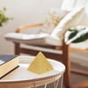 Garneck 2Pcs Vintage Egyptian Pyramid Decorative Model - Small Resin