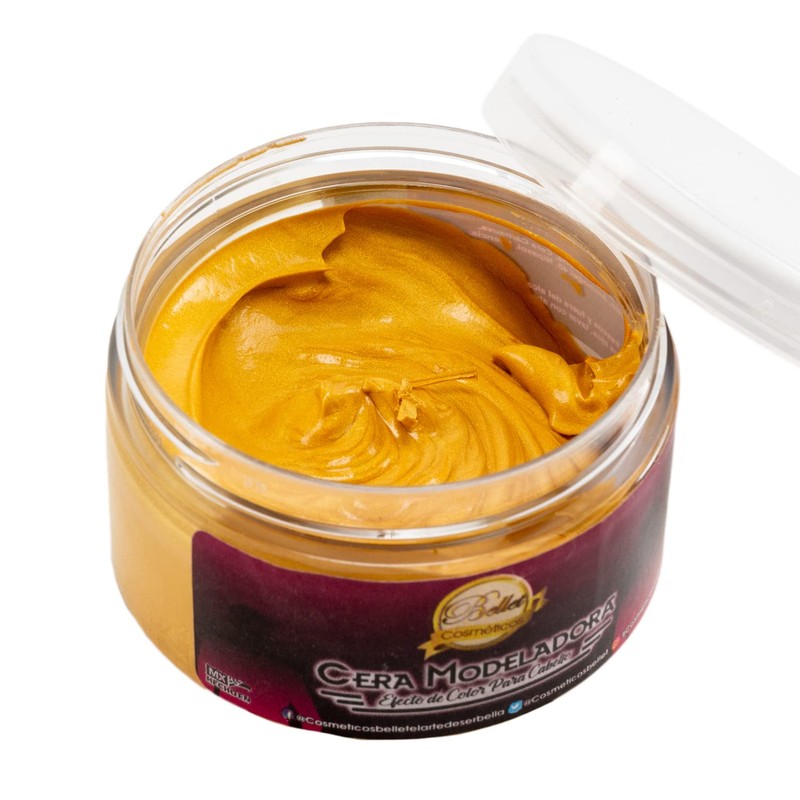 Bellet Cera Modeladora para Cabello con Color Oro, 120 gr