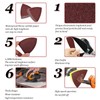 KingBra 40 Grit Triangular Multitool Sandpaper, 80mm Wood Sanding Paper