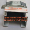 4pcs Vertical Blind Bracket, Metal Blind Holder L-Shaped Window Door
