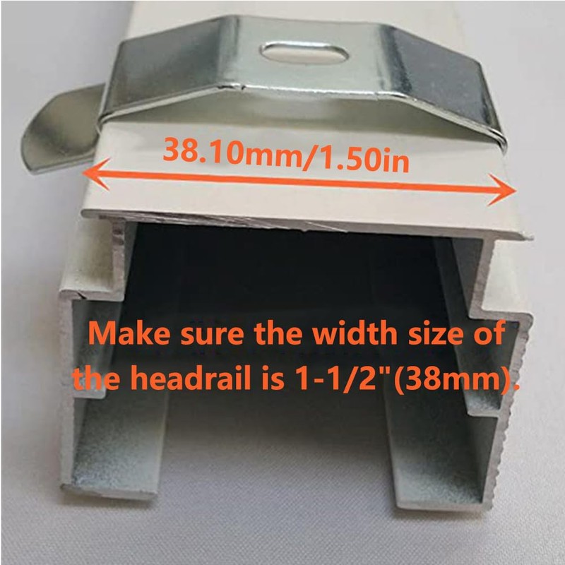 4pcs Vertical Blind Bracket, Metal Blind Holder L-Shaped Window Door