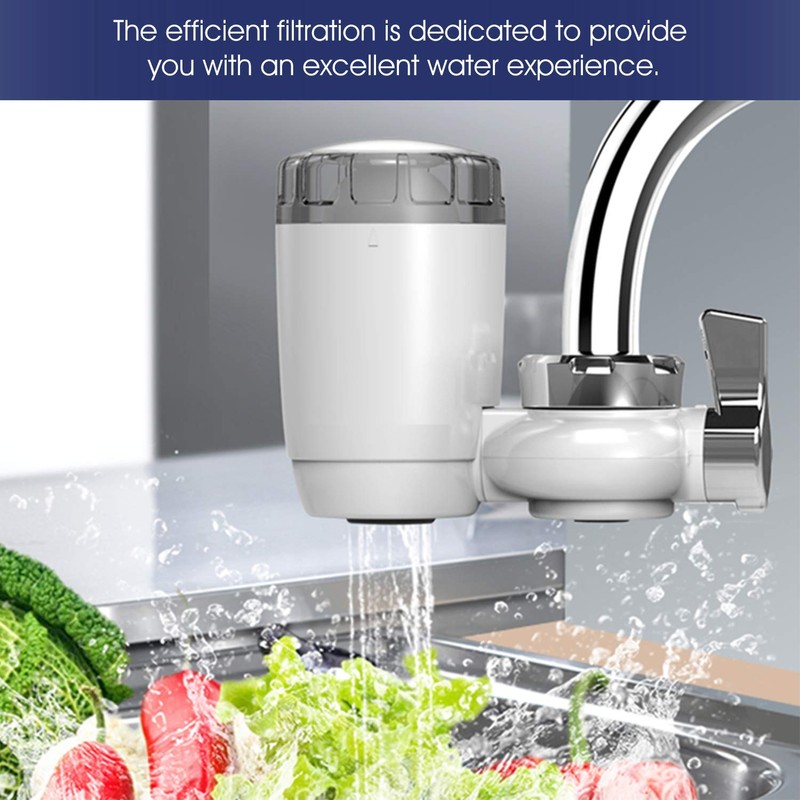 WBM Home Faucet Filter, Effective Purification System, Reduces Lead &