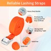 Pack of 10 Tie Down Straps, Lashing Straps 25 mm