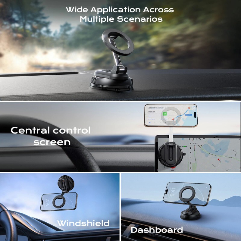 Universal 360° Removable Universal Mount Holder Car Stand Windshield For