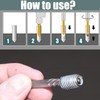 Treki Screw Extractor Drill Bit Set，10pcs 1/4" Hex Shank Easy