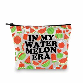 BDPWSS Watermelon Makeup Bag Watermelon Lover Gift In My Watermelon Era Watermelon Party Favor Bags For Family Friend (Era watermelon bag)