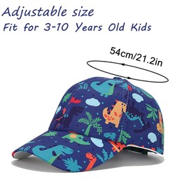 Ccomage Unisex Sommer Mütze Junge Sonnenschutz Baseball Cap Von 3–10 Jahre Junge Mädchen Sonnenhut Sommer UV-Schutz Baseball Cap Kinder Sport Freizeit Mütze Golf Sport Schirmmütze