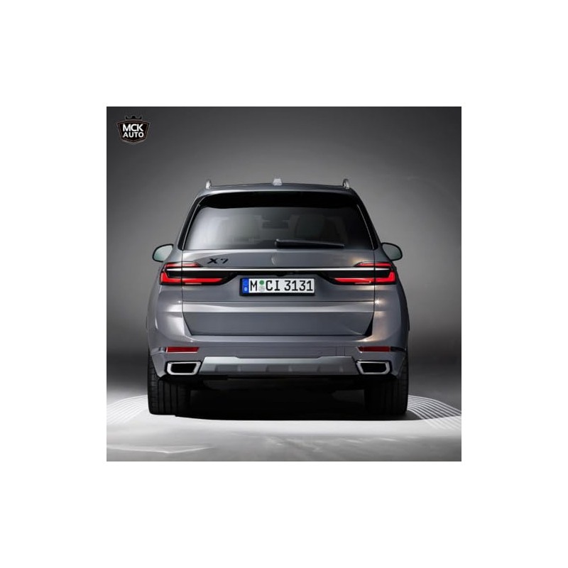 MCK Auto - X7 Black Glossy Boot Logo Rear Badge