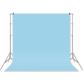 Qinunipoto Background Cloth, Solid, Sky Blue, Pure Color, Background, Background Sheet, Back Screen, Thick, Virtual Background, Product Photography, Photography Background, Chroma Key Composite