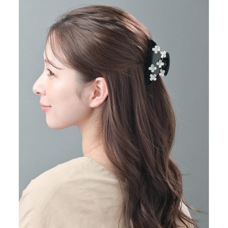 VingTAINE H-445 Basic Flower Hair Claw Small Flower Hair Accessory