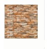 10pcs Pegatina Pared Patron Ladrillo Papel Tapiz 3d 35x38cm