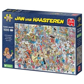 Jan van Haasteren At the Hairdressers Jigsaw Puzzle - Hilarious 1000 Piece Puzzle Featuring Signature Characters - Jumbo