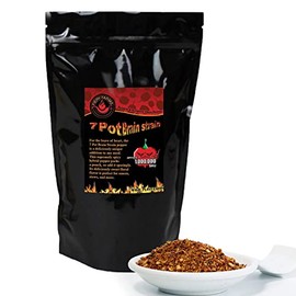Magic Plant Red 7 Pot Brain Strain – Pure Ground Pepper | 1M-1.9M SHUs | Insane Heat - Fruity - Sweet - Unique Caribbean Flavor | Kick up Your Dishes - Spicy Cocktails | Great for All Cuisines (4 oz)
