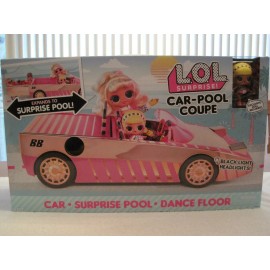 MGA L.O.L. Surprise! L.O.L. SURPRISE CAR-POOL COUPE WITH EXCLUSIVE DOLL, SURPRISE POOL & DANCE FLOOR