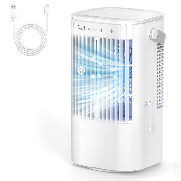 Portable Air Conditioners, 4-in-1 Mini Small Air Conditioner Evaporative Air