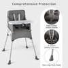 INFANS Baby High Chair, Foldable Portable Highchair for Babies and