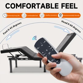 ZWP RF502A RF358A Replacement Remote Control for Tempur-Pedic Ergo or Ergo Extend Adjustable Bed Base JDLK.33.01.18 RF358A, JLDK.33.01.36, RF502A (with Backlight)