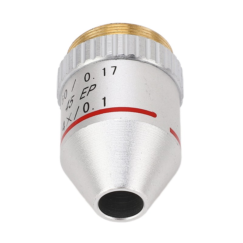4X Objective Lens 195EP Achromatic Objective Lens Replacement for Biological