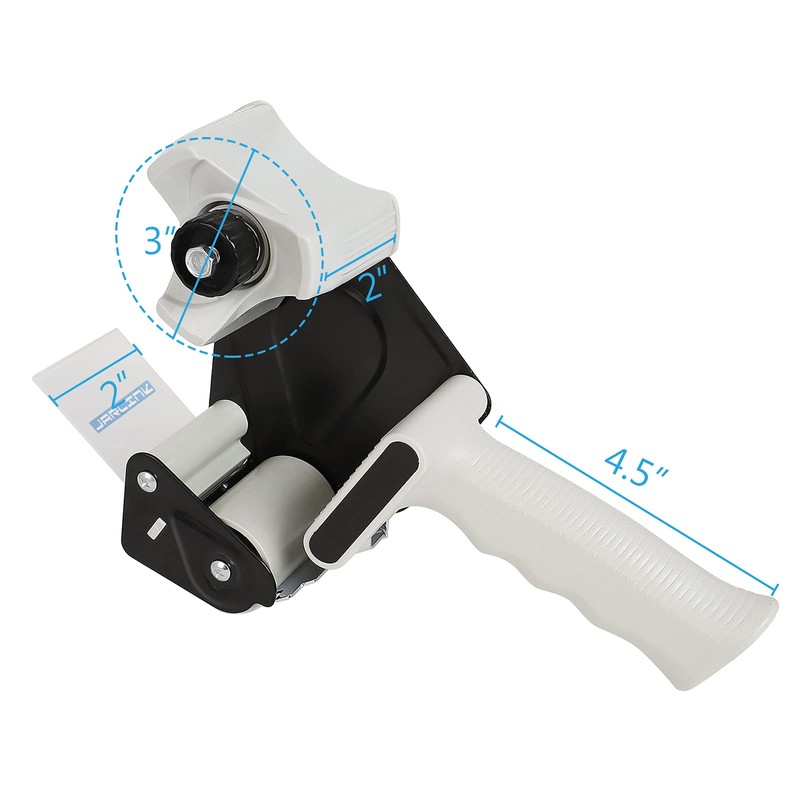JARLINK Packing Tape Dispenser Gun (2 Pack) with 2 Rolls